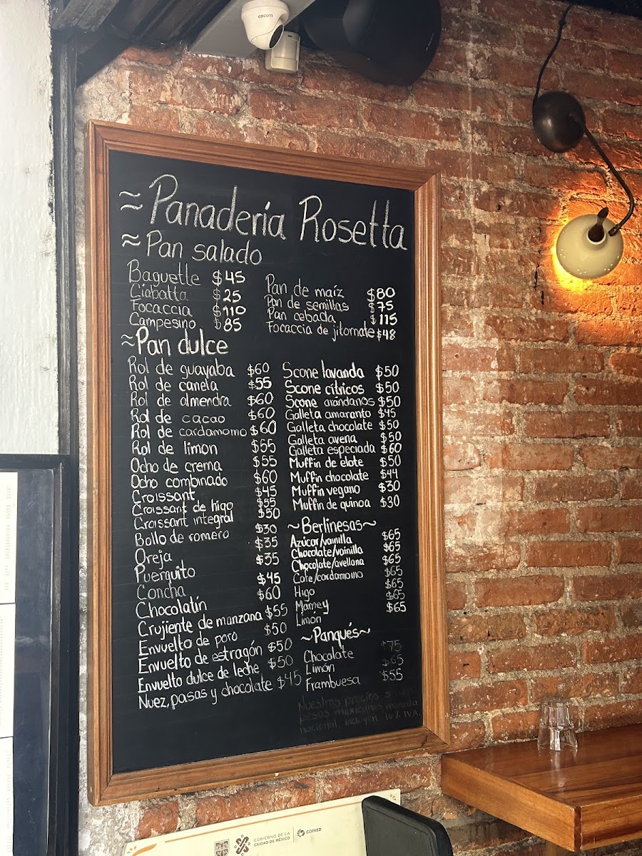 Panadería Rosetta Puebla Menu - Image 6